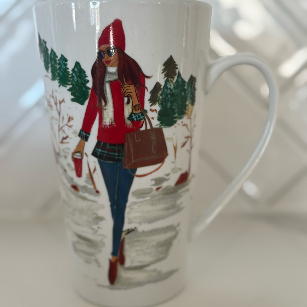 Rongrong Devoe 18oz Mug Fashionista in Winter - Picture 3 of 6